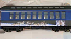 NEW BRADFORD EXCHANGE HO SCALE SILVER MOON LSCO Passenger CAR WOLF THEME - Picture 1 of 4