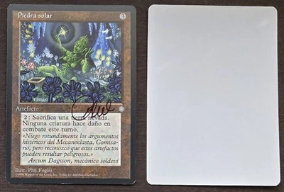 SIGNED MtG Magic Phil Foglio Artist Proof _ Spanish Ice Age _ SUNSTONE _ VHTF! - Image 1 of 3