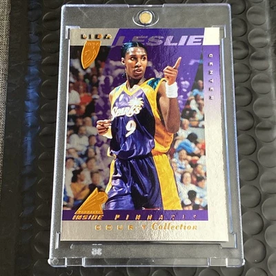 1997 Pinnacle Inside WNBA - Lisa Leslie #1 (RC) Court Collection Rookie Card - Image 1 of 2