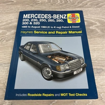 Manual de servicio y reparación Haynes Mercedes-Benz serie 124 1985 a agosto de 1993 Foto 1 de 4