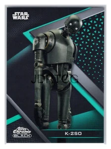 Topps 2022 cromo negro #26 K-2SO refractor verde 37/99 casi como nuevo - Imagen 1 de 2
