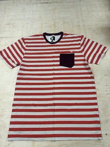 Volcom “SUBMISSION CREW” Vintage Collectable Striped T-Shirt - Size L - Picture 1 of 6