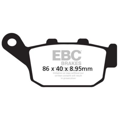 Se adapta a las pastillas de freno delanteras y traseras sinterizadas para Honda CB 650 F/CBR 650 F 2014 - EBC 2020 Foto 1 de 4