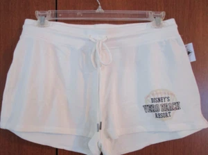 New Disney Parks Vero Beach Resort Shorts XL Drawstring W 32 S 12 Cotton Poly - Picture 1 of 3