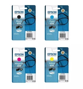 Original Epson 408 CMYK/Multipack Ink Cartridges For WF-C4310DW WF-C4810DTWF Lot - Picture 1 of 5