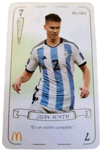 Panini McDonald's Argentina Soccer Card #7 Juan Foyth FIFA World Cup Champion - Picture 1 of 2