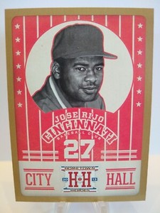 2013 Hometown Heroes City Hall Gold Jose Rijo #CH7 Baseball Card