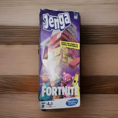 Jenga Fortnite Edition Game Wood Block Stacking Tower 95% *Missing 3 Blocks* - Image 1 of 3