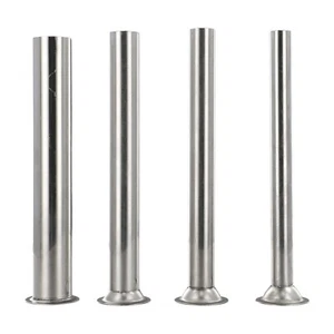 4Pcs Stainless Steel Sausage Stuffer Filling Tubes Funnels Nozzles Spare Parts - Picture 1 of 36