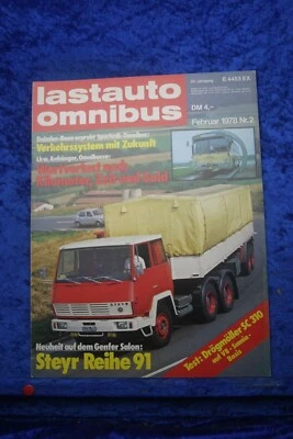 Lastauto Omnibus 2 /78 (B) Steyr 1291 Drögmöller SC310 Opel Caravan 2.0S - Immagine 1 di 2