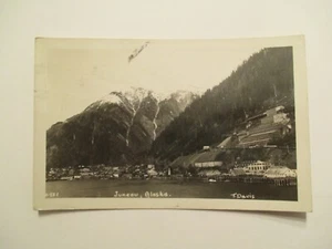 RPPC Juneau Alaska Postcard Real Photo AK 1936 - Picture 1 of 2