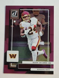 2022 Donruss Season Stat Line /278 #181 Antonio Gibson - Washington Commanders