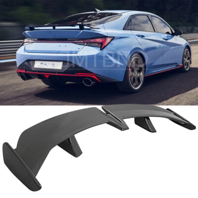 For Hyundai Elantra N 54" Rear Trunk Spoiler Tail Wing Carbon Fiber PRO Style - Image 1 of 4