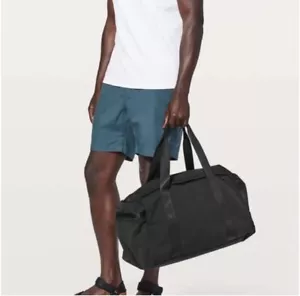 Lululemon Command the day Duffel Bag Gray Retired Waterproof No Shoulder Strap - Picture 1 of 14