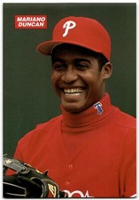 1993 Medford Philadelphia Phillies Photocards Mariano Duncan #NNO