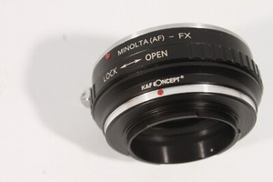 MINOLTA (AF)-FX, K&F concept adapter. (ref H 809)