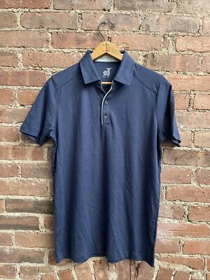 Polo masculina Raffi, tamanho pequeno, 100% algodão penteado - Imagem 1 de 4