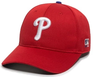 Philadelphia Phillies MLB OC Sports Q3 Mesh Red Hat Cap Adult Men's Adjustable - Picture 1 of 2