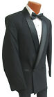 New Men's Palermo Black Double Breasted Tuxedo Jacket Prom Wedding Mason 66r