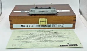 Z Scale Marklin "Alcatel" Electric Locomotive with Custom Wood Case - Picture 1 of 10