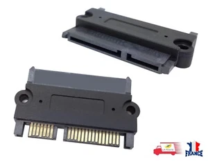 SATA 22 Pin 7+15 Pin Buchse Stecker auf SATA 22Pin 7+15 Buchse Adapter - Bild 1 von 4