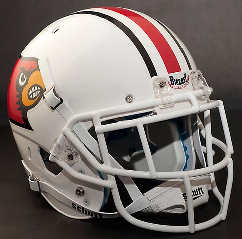 *CUSTOM* LOUISVILLE CARDINALS Schutt XP GAMEDAY Football Helmet w/ EGOP Facemask Cover