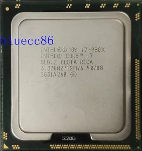 Intel Core i7-980X Extreme Edition SLBUZ 3.33GHz LGA1366 6core 12M CPU Processor - Picture 1 of 1
