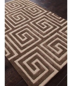 Modern Area Rug Hand-Tufted Wool Carpet 5x8 ft - Picture 1 of 1