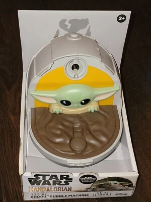 MÁQUINA DE BURBUJAS DISNEY STAR WARS THE MANDALORIAN GROGU BABY YODA  Foto 1 de 4