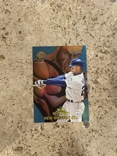 KEN GRIFFEY JR 1996 Topps Stadium Club Megaheroes #MH2 Seattle Mariners PWE 🐐