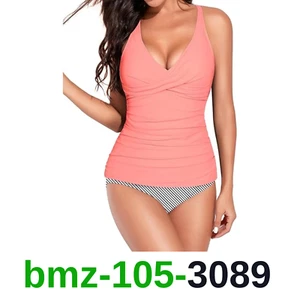 Yonique Tankini Swimsuits for Women Tummy Control Bathing Suits Two Piece, M - Picture 1 of 5