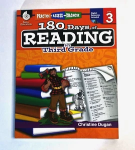 180 Days Of Reading For Third Grade: Practice, Assess, Diagnose - Christine Duga - Picture 1 of 10