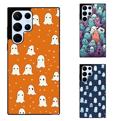 Anti scratch Cover pattern small ghosts For Samsung S25 S24 S23 S21 S22 FE Ultra - Image 1 of 4