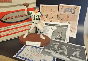 Joe Namath 1969 NY Jets Super Bowl signierte Salvino Statue Echtheitszertifikat #344/2500 in Box - Bild 1 von 18