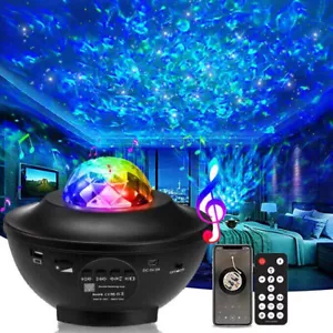Galaxy Projector Night Light Starry Star Moon Bluetooth Music Lamp w/ Remote US. - Picture 1 of 12