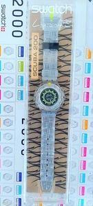 Swatch watch WALK ON SDK907 1996 Scuba NON WORKING DISPLAY DUMMY - Picture 1 of 8