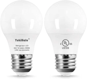 , A15 Appliance Light Bulb, 60W Equivalent for Range Hood/Refrigerator Light Bul - Picture 1 of 12