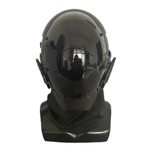 Cyberpunk Mask Helmet Costume Mask Dreadlocks Cool style C - Picture 1 of 4