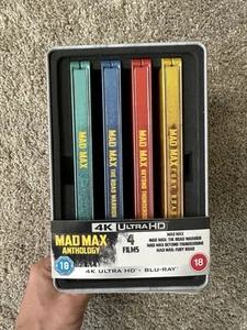 Mad Max Anthology (4K UHD/Blu-ray) Zavvi UK Exclusive SteelBook Set OOP - Picture 1 of 19