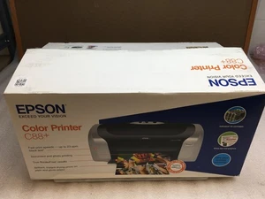 Epson Stylus C88+ Digital Photo Inkjet Color Printer New In Box - Tested - Picture 1 of 14