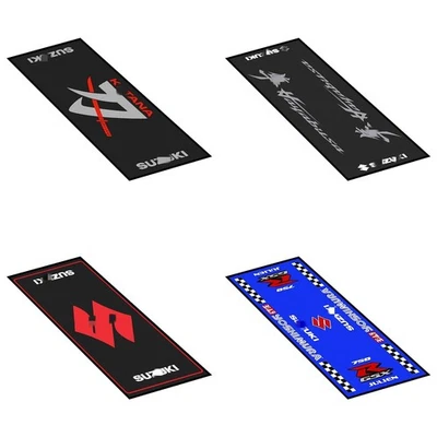 for Suzuki sports racing Motorcycle Mat Garage Parking Carpet rug 220*80cm  - Image 1 of 4