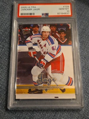 2005-06 Fleer Ultra - Jaromir Jagr #129 PSA 10 - Image 1 of 2