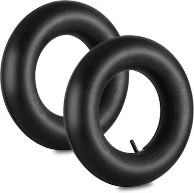 NIGOOLATA 4.80/4.00-8" Inner Tube with Straight Valve Stem (2-Pack) - Heavy 4.80/4.00-8
