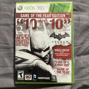 XBOX 360 * Video Game FACTORY SEALED NEW *2012 BATMAN ARKHAM CITY *DC Comics NIB - Picture 1 of 3
