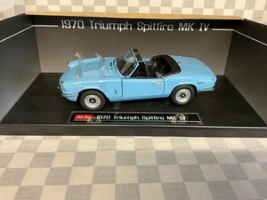 1/18 SUN STAR 1048 TRIUMPH SPITFIRE MK 1V 1970 WEDGWOOD BLUE - Picture 1 of 8