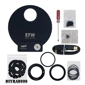 ZWO EFW5X2” 2-inch EFW Electronic Filter Wheel 5-Position Support 2-inch Filter - Picture 1 of 7