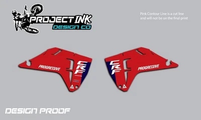 Cubierta gráfica calcomanías pegatinas para Honda CRF250R CRF450R (HECHO EN EE. UU.) Foto 1 de 4