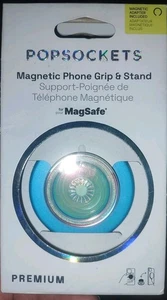 PopSockets Magnetic Phone Grip with MagSafe Blue Iridescent Translucent *New - Photo 1 sur 1