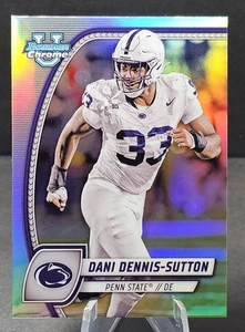 2024 Bowman U Cromo Dani Dennis-Sutton #51 Refractor Penn State Nittany Lions - Imagen 1 de 2