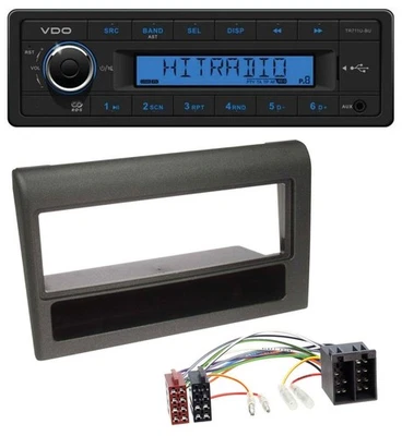 VDO AUX 1DIN MP3 USB Autoradio für Alfa Romeo 155 Lancia Dedra Delta 1993-1999 - Bild 1 von 4